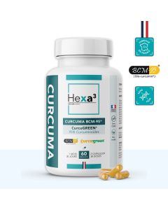 Curcuma CurcuGreen® BCM-95® Hexa³ 60 gélules