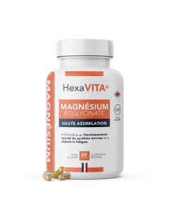 Magnésium Bisglycinate Hexa³ 60 gélules