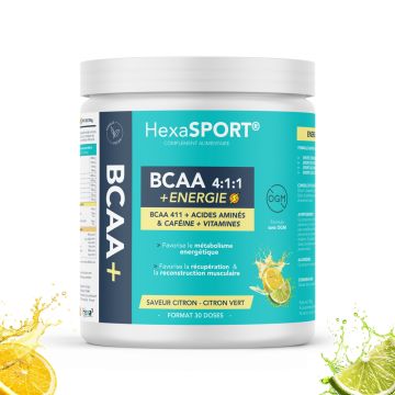 BCAA 4:1:1 + Énergie 390 g — Citron