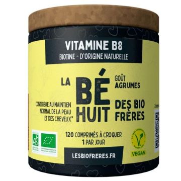 Biotine Bio Vitamine B8 Les Bio Frères 120 comprimés
