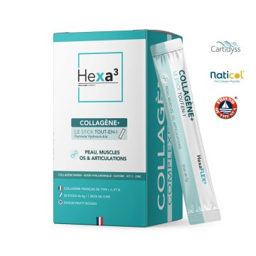 Collagène Marin + Acide Hyaluronique 30 sticks — Fruits Rouges