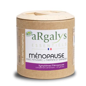 Complexe Ménopause Sans Phytohormone Argalys Essentiels 60 gélules
