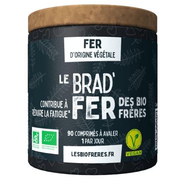 Fer Bio Brad'Fer Les Bio Frères 90 comprimés