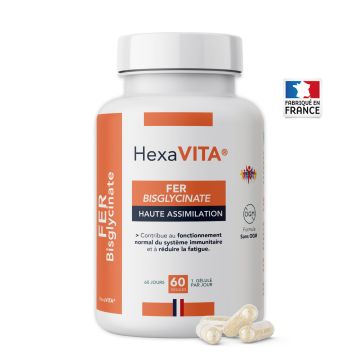 Fer Bisglycinate 60 gélules