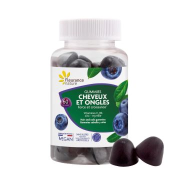 Gummies Cheveux et Ongles Fleurance Nature 60 gummies