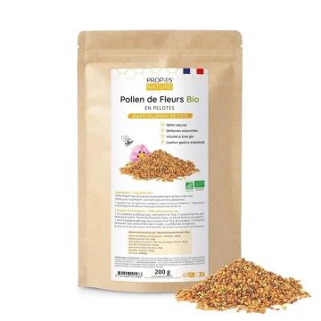 Pollen de fleurs Bio en pelotes, ciste, Propos'Nature 200 g