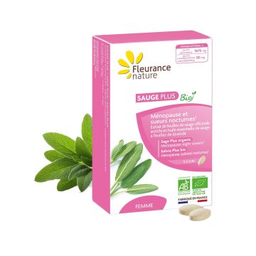 Sauge PLUS Bio Fleurance Nature 15 comprimés