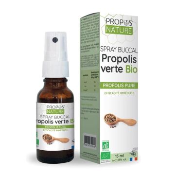 Spray buccal Propolis verte Bio Propos'Nature 15 ml