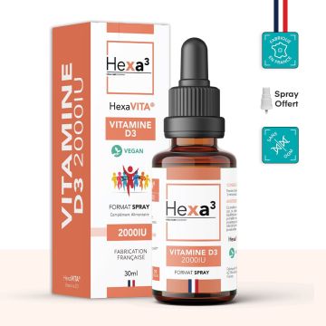 Vitamine D3 Végétale 2000 UI Spray 30 ml
